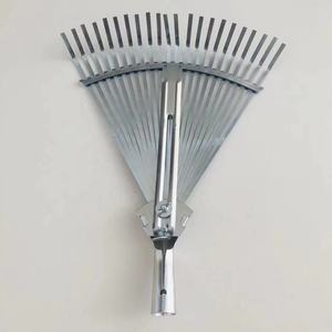 Eropa 22 tines galvanis dapat disesuaikan teleskop penggaruk daun logam - Product Image 2