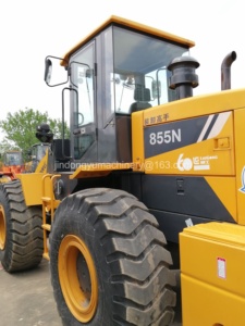 China Well-known HOT Sale Brand LONGGONG Used 5Ton Wheel Loader 855N Second-<b>hand</b> Front Loader LG855N in Yard - Product Image 5