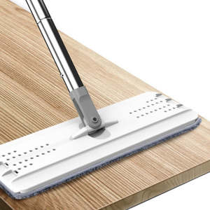 Vadrouille plate auto-séchante mains libres avec fonction Squeeze humide et sec Nettoyeur de poussière et seau-pour le <span class=keywords><strong>nettoyage</strong></span> des sols - Product Image 3