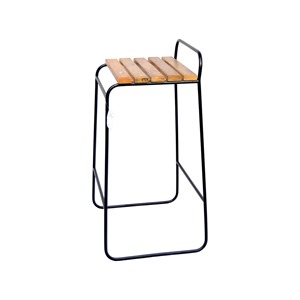 Home and Bar Chair Designer Solid Wood Bar <b>Stool</b> Chair High Quality Simple Modern Hotel Front Desk Bar <b>Stool</b> and Kitchen <b>Stool</b> - Product Image 2