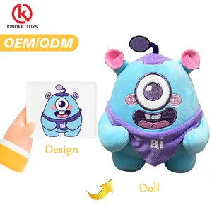 Kinqee Custom Made Plush Cat Doll Toy OEM ODM ASTM CE Certified For Kids Aged 5-7 Years PP Cotton Filled Company Gifts Couples