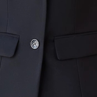 Costume d'hiver épais pour hommes et femmes, uniforme professionnel bancaire à manches longues
