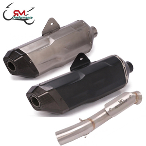 Silencieux d'échappement sans lacet pour KTM 790 ADV DUKE 790 Adventure R 2019-2022 Système complet pour moto Mid Link Pipe Espace Moto Modifier - Product Image 1