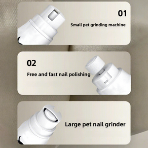 Amoladora de Uñas Automática Portátil Profesional OEM ODM para Perros y Gatos con Luz LED, Segura para Cachorros, Recargable - Product Image 2