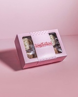 Boîtes d'emballage personnalisées pour macarons, beignets, pâtisserie, boulangerie, cupcakes, matériaux kraft recyclés, gaufrage brillant pour sushis
