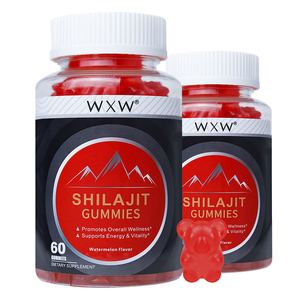 Shilajit gummies สมุนไพรธรรมชาติบริสุทธิ์ที่ออกแบบมาอย่างดีอาหารเสริมเสริมภูมิคุ้มกันสำหรับผู้ใหญ่ที่มีหน่วยความจำโฟกัสให้ประโยชน์รูปแบบลูกอม - Product Image 1