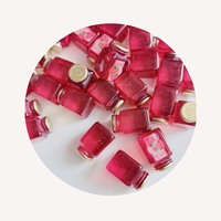 Mini Aardbeienjam Schattig Flesje Platte Achterkant Hars Cabochons DIY Knutselwerk Charm Slime Accessoires Telefoonhoesje Decoratie Poppenhuis Miniatuur
