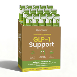 Lifeworth Digestion santé haute fibre GLP-1 suppléments poudre boisson mélange intestin sain poudre - Product Image 6