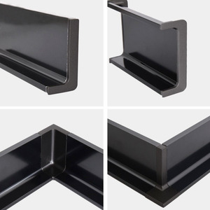 Soporte de tapa de extremo de mango de perfil de aluminio Gola conectores internos y externos de perfil de aleación de zinc - Product Image 4