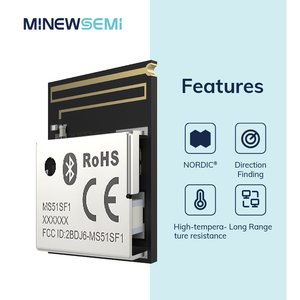 Siêu kích thước nhỏ nrf52833 Bluetooth 5.2 hướng tìm kiếm ms51sf11 năng lượng thấp USB BLE lưới mô-đun hỗ trợ <span class=keywords><strong>NFC</strong></span> chủ đề và ZigBee - Product Image 4