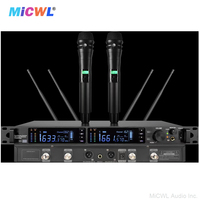 Système de microphone de scène sans fil 200 canaux ULXD 2 KSM8 pour le karaoké et la performance musicale
