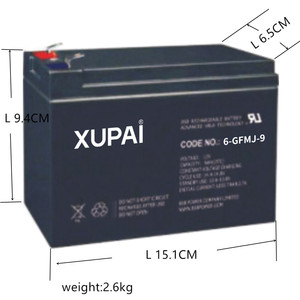 Mini <b>12V</b> 9Ah AGM UPS <b>Battery</b> CE Certified for Emergency Lighting & Home Appliances - Product Image 3