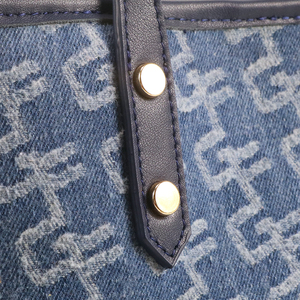 Bolso Tote Mini de Mezclilla Personalizado para Mujer, Bolso de Hombro Pequeño, Bolso Bandolera con Monedero, Fábrica OEM - Product Image 5