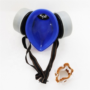 Smoke Protection Dust <strong>Mask</strong> <strong>Respirator</strong> Filter Gas <strong>Mask</strong> Double Cartridge <strong>Chemical</strong> <strong>Respirator</strong> <strong>Mask</strong> - Product Image 4
