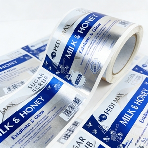 Professionele groothandel zelfklevende stickerlabels van vinyl <span class=keywords><strong>PVC</strong></span> PE, waterdicht, bedrukt met barcode voor voedsel of dranken - Product Image 4