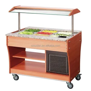 寿司设备中国柜台展示冷却器柜/寿司冰箱展示柜/寿司吧