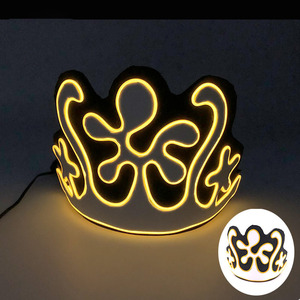 Nouveau serre-tête en plastique <span class=keywords><strong>LED</strong></span> lumineux au néon pour adultes, idéal pour les anniversaires, Halloween, Noël, le Nouvel An chinois et les fêtes de Diwali - Product Image 6