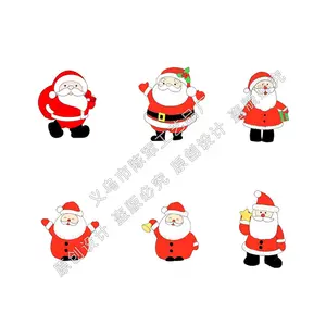 New Christmas Claus Snowman trang trí phụ kiện cảnh quan thả Quà Tặng chuông nhựa Đồ trang trí