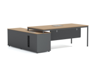 Bureau de direction de style moderne, grand bureau, bureau de direction