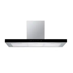 900mm Kitchen Range Hood with Copper Motor Vented type kitchen hood Euro style exhaust chimney