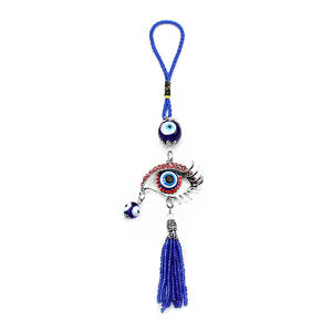 Décoration murale en œil bleu turc Nazar, pendentif, amulettes, ornement, protection pour voiture/maison/jardin/<span class=keywords><strong>porte</strong></span>-clés, cadeau <span class=keywords><strong>porte</strong></span>-bonheur - Product Image 2
