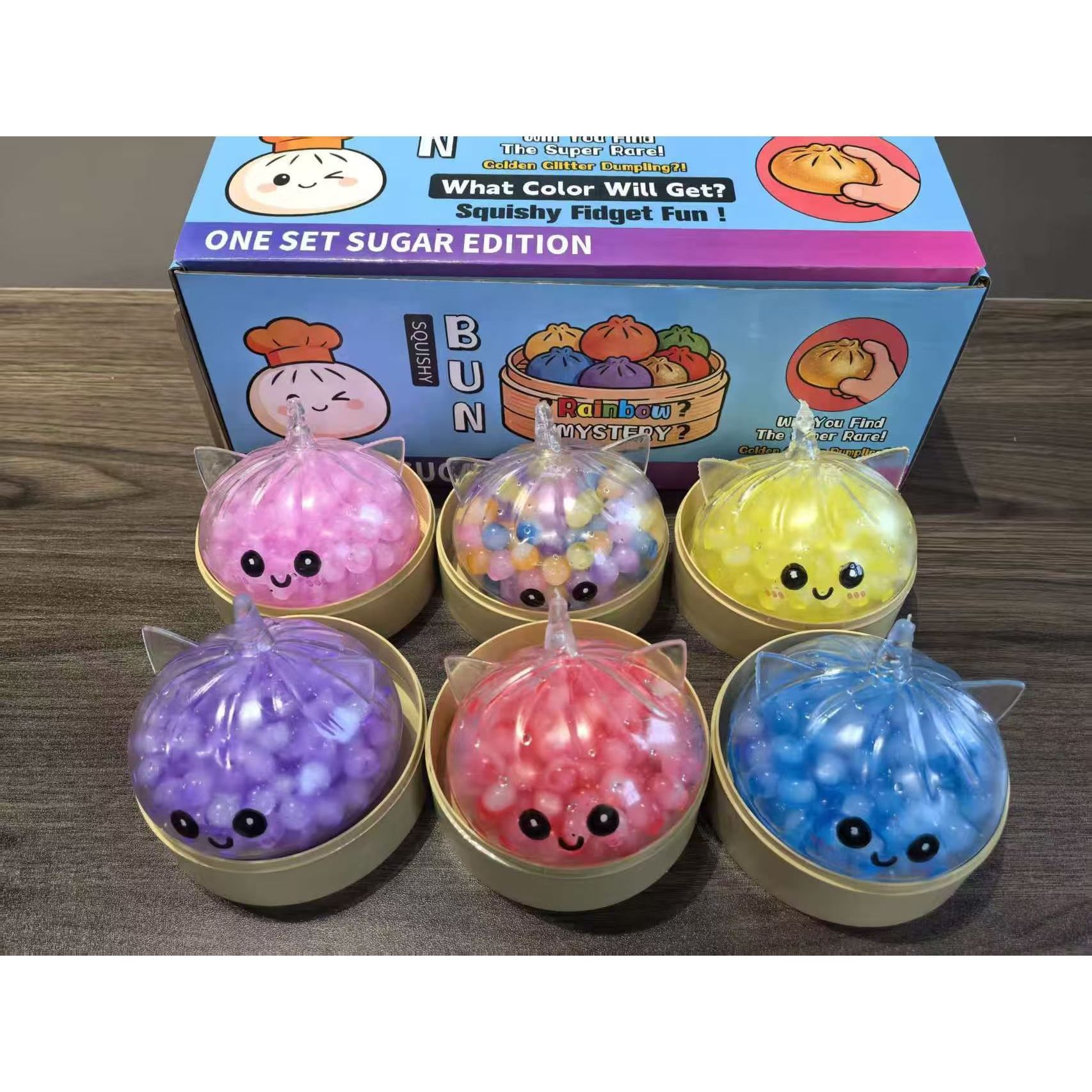 Chignon perlé licorne de 8,5 cm