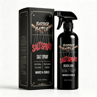 Capacité de production en série de 20 ans, BARBERBATTLE, spray au sel marin parfumé personnalisé en usine, 250 ml, 8,8 oz, sans étiquette ou avec votre propre étiquette