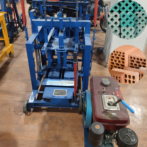 Wholesale Small Manual Mobile Concrete Brick Making <b>Machine</b> Hot Selling Hollow Blocks Factory with Motor Core Components - Product Image 5