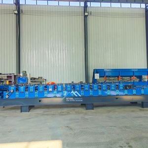 เครื่องผลิตแผ่นหลังคาสองชั้นทรงสี่เหลี่ยมคางหมูและ762 686อัตโนมัติใช้งานง่ายจากแอฟริกาใต้ - Product Image 4