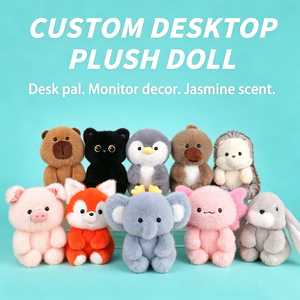 Mini Peluche <span class=keywords><strong>Riccio</strong></span> da Scrivania 15cm, Morbido in Poliestere e Cotone PP, Antistress, Regalo di Compleanno per Età 8+ - Product Image 3