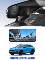 Caméra embarquée 4G avec enregistreur vidéo, ajustement personnalisé pour HR-V RU 2023-2026, double objectif, vision nocturne, enregistrement en boucle automatique, capteur G, mode stationnement, application, 64 Go