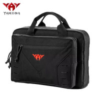 Maletín Táctico Resistente para Portátil, Bolsa de Viaje y Negocios, Cierre de Cremallera, Forro de Poliéster, Impermeable, Sistema Molle