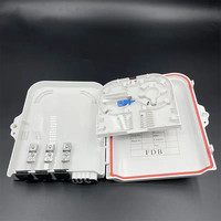 8 ports sieste pour équipement de fibre optique pour extérieur 8 core ftth box plc splitter 1 8 boîte de distribution optique