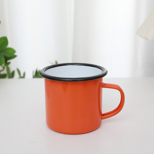Vente en gros de tasses de voyage en céramique 12oz <span class=keywords><strong>500ml</strong></span> personnalisées tasses en émail de lait thé par sublimation tasse à café personnalisée couvercle à poignée - Product Image 5