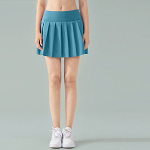 Jupe de tennis et de pickleball pour femmes personnalisée, imprimé coloré, taille élastique courte, plis, style formel pour l'été, tenue de golf et de badminton - Product Image 3