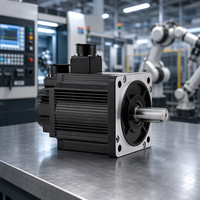 Moteur servo AC monophasé 220V 1500W avec couple de 6N.m et vitesse de 2500 tr/min, ensemble compact de contrôleur de moteur