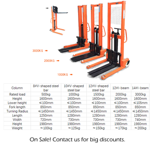 כלי טיפול מסגרת יחיד כלי מותאם אישית 2000Lbs 1t 2t ידני מזרן stacker - Product Image 3