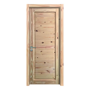 <span class=keywords><strong>Puerta</strong></span> corrediza <span class=keywords><strong>de</strong></span> madera <span class=keywords><strong>de</strong></span> <span class=keywords><strong>pino</strong></span> macizo para interior residencial moderno, apertura lateral con superficie acabada, característica <span class=keywords><strong>de</strong></span> decoración elegante - Product Image 1