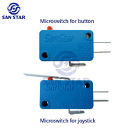 Micro-interrupteur pour machine d'arcade, bouton Happ, bouton lumineux pour machine de jeu d'arcade