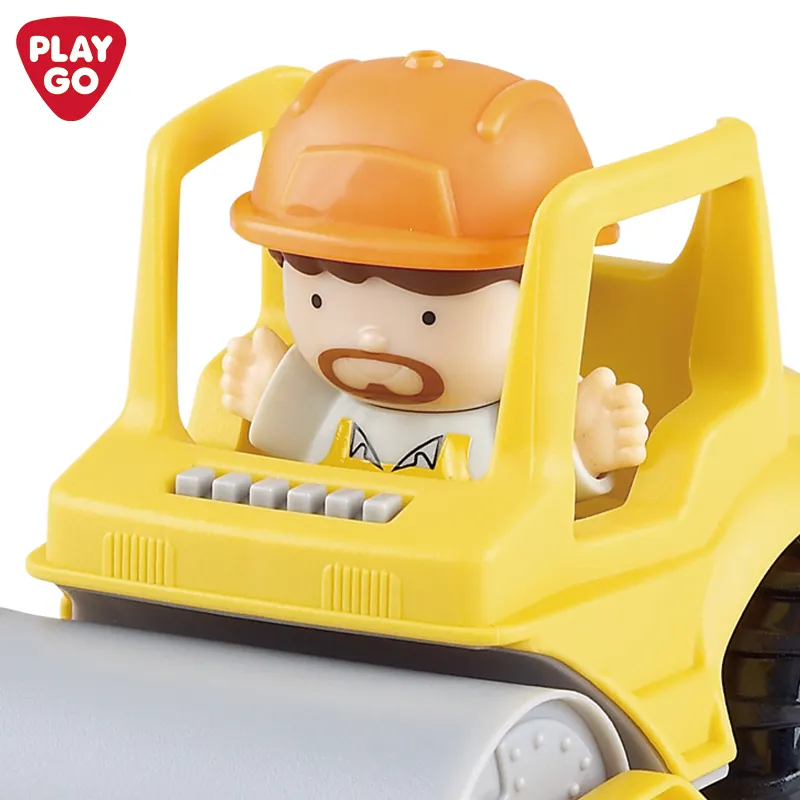 Playgo Unisex Baby Toys-CITY ROAD ROLLER Fun ABS Plastic TPR Roller para niños de 5 a 7 años Logotipo personalizable