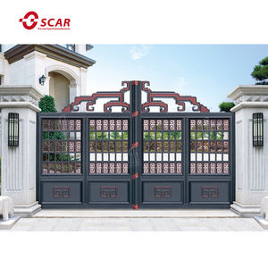 Diseños de parrilla de casa moderna de estilo europeo puerta principal de hierro forjado puerta principal para jardín puertas de hierro forjado baratas - Product Image 1
