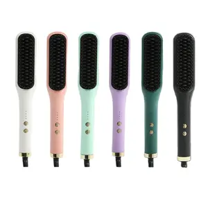 Factory Multi functional negative ion straight curling hair stick dual purpose, no harm to hair, lazy person straight hair comb