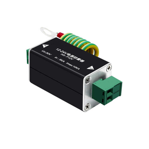 SPD 12-24V อุปกรณ์ป้องกันไฟกระชากอะลูมิเนียม 5KA/10KA รุ่น HX-P12V 30V สำหรับกล้องวงจรปิดและสวิตช์เครือข่าย 2 ช่อง - Product Image 4