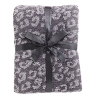 Couverture d'hiver personnalisée à pois à carreaux léopard Magic Green Cozy Knit Light Weight Thicken Epaisseur New Tech