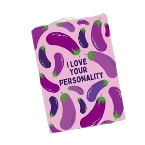 Carte <span class=keywords><strong>de</strong></span> vœux amusante personnalisée pour la Saint-<span class=keywords><strong>Valentin</strong></span> pour petit ami, couleur aubergine - Product Image 5