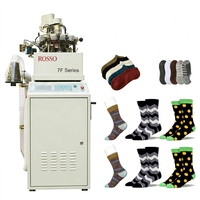 Machine à fabriquer des chaussettes automatique ROSSO 7F 220V-380V Neuve ou d'occasion Type Lonati