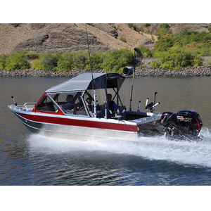 Nuevo Bote a Motor de Aluminio para 2 Personas, con Casco en Forma de V, Totalmente Soldado, con Motor Potente para Pescar en Lagos y Ríos - Product Image 3