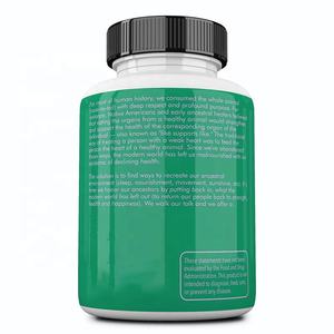 有機牛肉肝臓天然サプリメントブライアンカプセル純粋な草で育てられた1000Mg牛肉肝臓カプセルサポート脳、気分 - Product Image 2