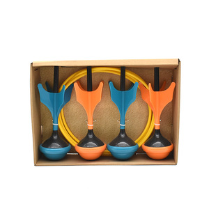 Ensemble de <span class=keywords><strong>fléchettes</strong></span> de pelouse interactives pour enfants avec anneau d'herbe en plastique livré en gros avec boîte-cadeau pour jouer en plein air - Product Image 2