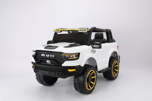 Produits à forte valeur ajoutée Voiture électrique pour bébé avec télécommande Voiture jouet Les enfants peuvent s'asseoir sur les garçons Véhicule tout-terrain Sécurité aux quatre roues - Product Image 4
